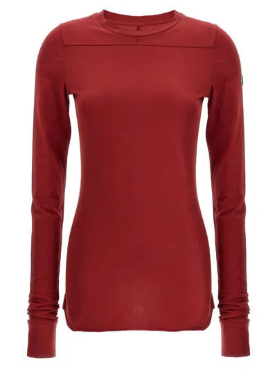 Rick Owens T-shirt In Red