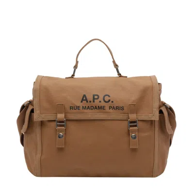 Apc A.p.c. Men Recuperation Besace Bag In Brown