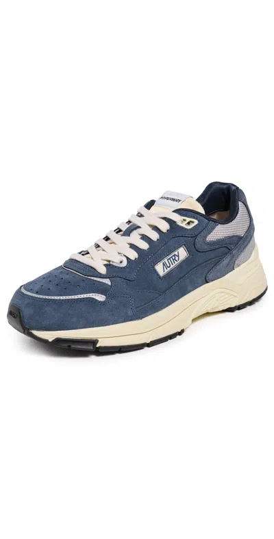 Autry Vintage-inspired Sneakers With 3.5 Cm Sole Height In Blue