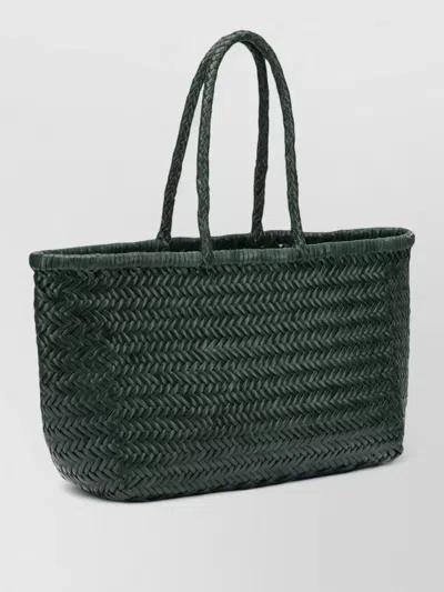 Dragon Diffusion Shoulder Bag Dual Handles Rectangular Woven In Orange