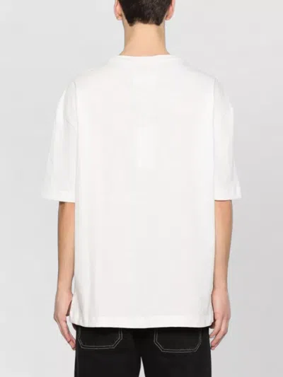 Maison Margiela Neutrals Scattered Numbers Rectangular Cotton T-shirt In White