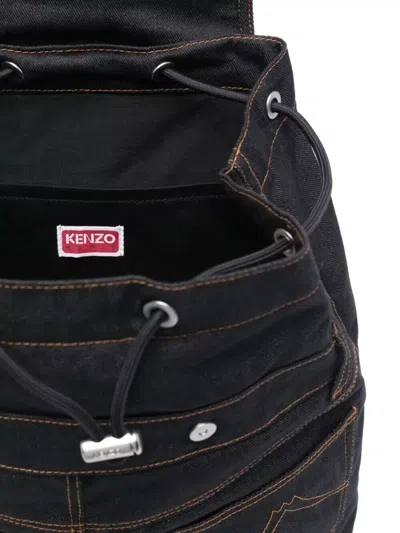 Kenzo Five Pocket Backpack Adjustable Straps Top Handle