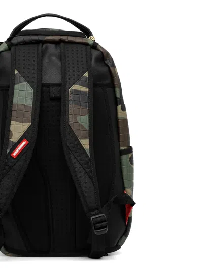 Sprayground Camouflage Shark Backpack In Multi