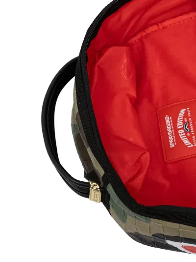 Sprayground Camouflage Shark Backpack In Multi