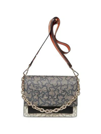 Tous Logo-pattern Shoulder Bag In Multi