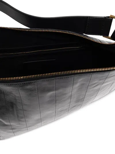 Allsaints Edbury Panel Shoulder Bag In Black
