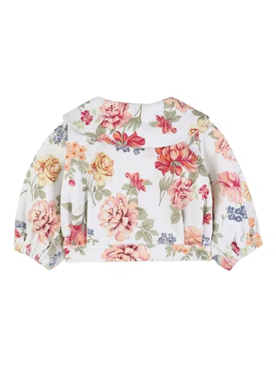 Chloé Floral-print Jacket In Multi