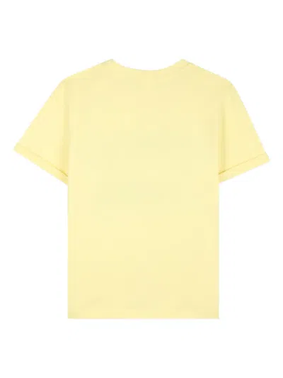Givenchy Logo T-shirt In Gold