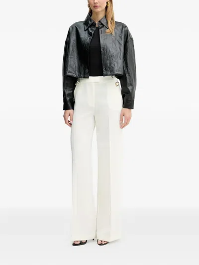 Silvian Heach Button Short Jacket In Black