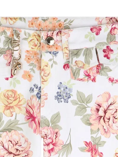 Chloé Floral Trousers In Multi