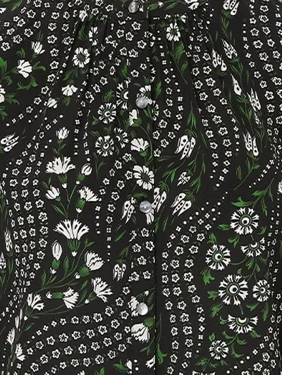 Veronica Beard Ashlynn Floral-print Silk-blend Crepe De Chine Blouse In Multi