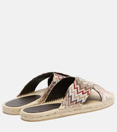 Missoni Criss-cross Patterned Espadrilles In Multi