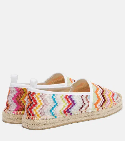 Missoni Chevron-pattern Espadrilles In Multi