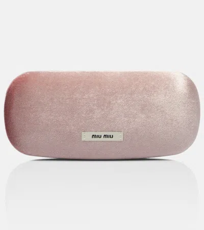 Miu Miu Rectangular Glasses In Multi