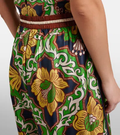 Alemais Womens  Liana Printed Silk Palazzo Trousers In Multi