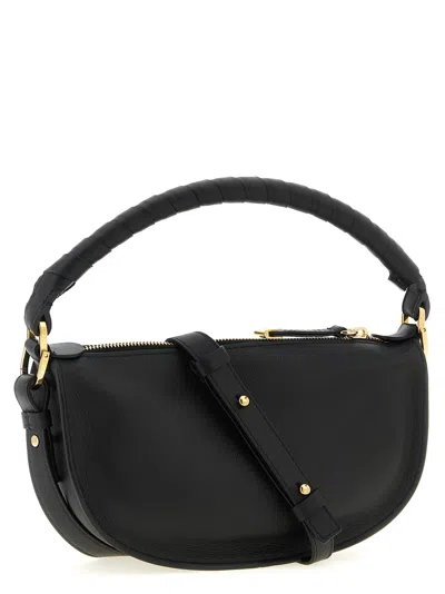 Chloé Mini Marcie Shoulder Bag In Soft Leather In Black