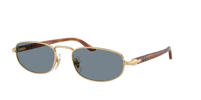 Persol Womens Gold Po1028s Pillow-frame Metal Sunglasses