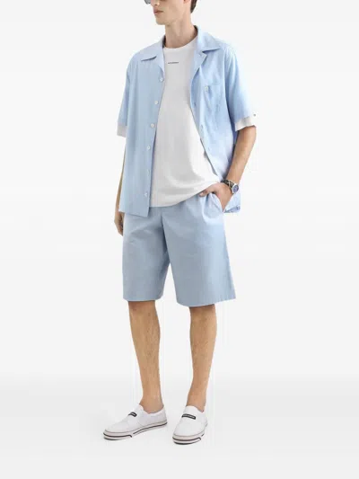 Dolce & Gabbana Men White Cotton Printed Oversized T-shirt In White