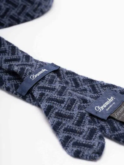 Drumohr Tie In Blue