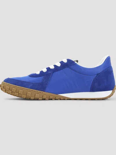 Givenchy Low Top Sneakers Round Toe Rubber Sole In Blue
