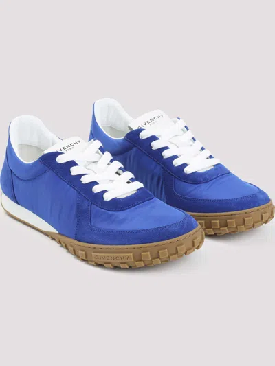 Givenchy Low Top Sneakers Round Toe Rubber Sole In Blue