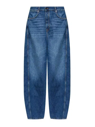 Givenchy Couture Seam Pants In Blue