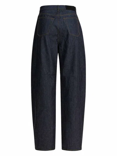 Givenchy Balloon-fit Denim Jeans With Classic Texture In Blue