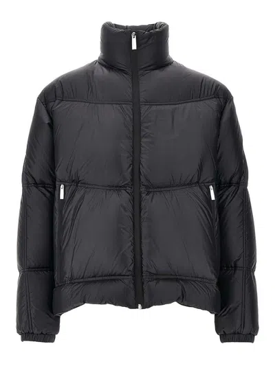 Herno Technical Fabric Down Jacket In Blue