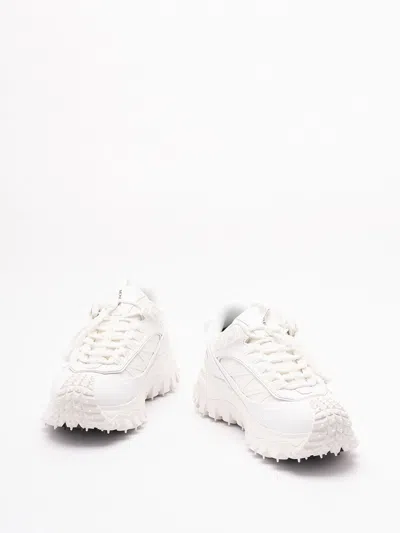 Moncler Waterproof Trailgrip Gtx Sneakers With Carbon Fiber In White