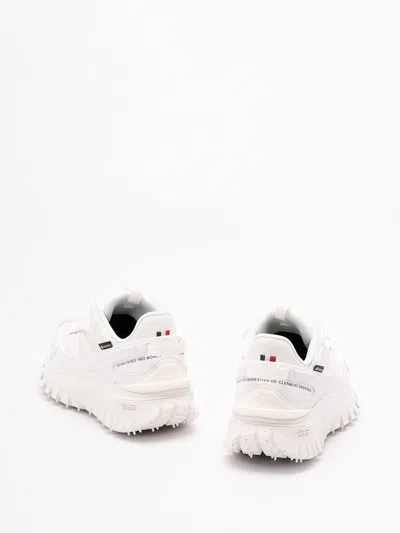 Moncler Waterproof Trailgrip Gtx Sneakers With Carbon Fiber In White