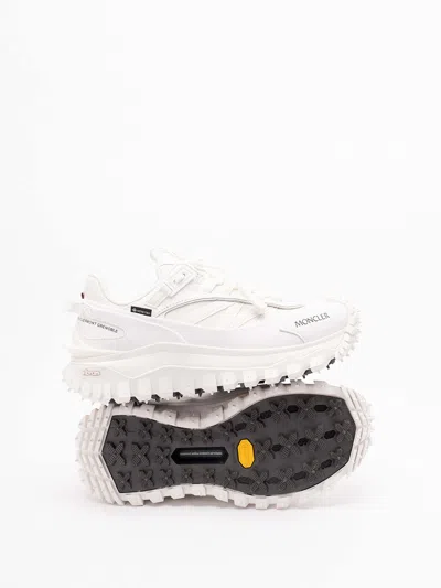 Moncler Waterproof Trailgrip Gtx Sneakers With Carbon Fiber In White