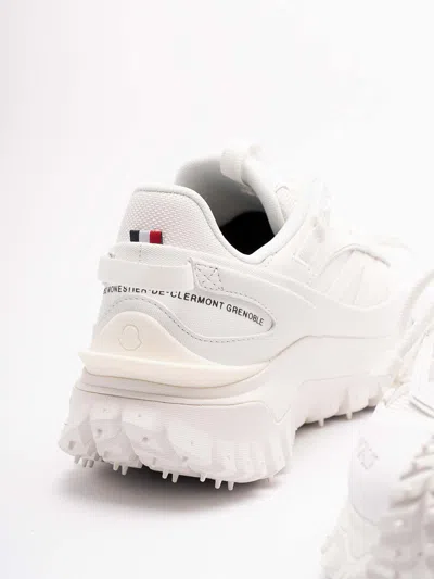 Moncler Waterproof Trailgrip Gtx Sneakers With Carbon Fiber In White