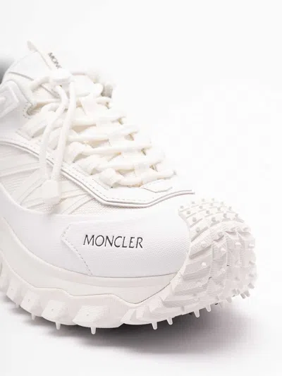Moncler Waterproof Trailgrip Gtx Sneakers With Carbon Fiber In White