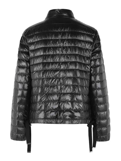 Moncler Azalee Short Polyamide Down Jacket In Black