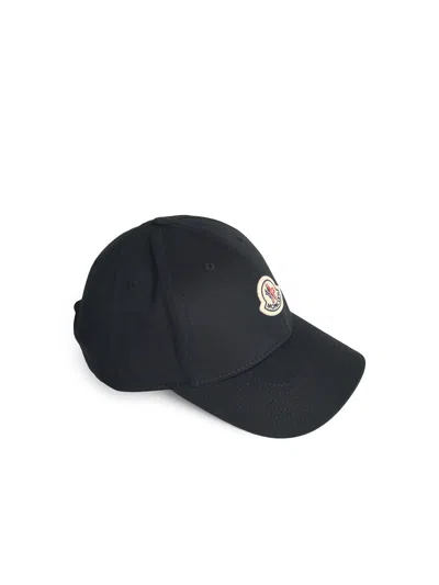 Moncler Logo Patch Baseball Cap In Neutral