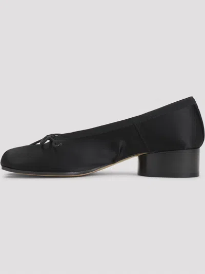 Maison Margiela Women Black Bow Ballet Flats, 7.5 Luxury Ballet Flats For Women Darveys