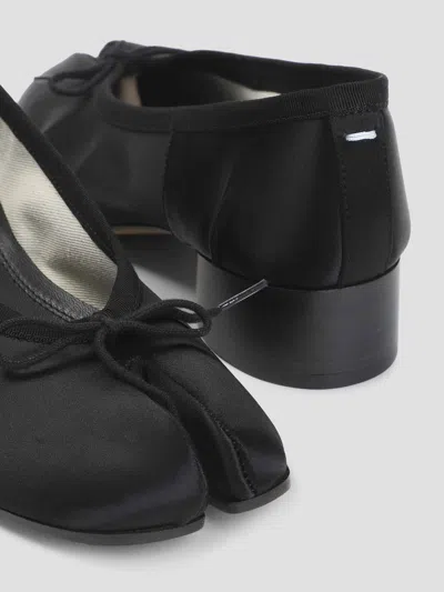 Maison Margiela Women Black Bow Ballet Flats, 7.5 Luxury Ballet Flats For Women Darveys