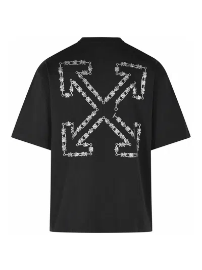 Off-white Men Black 3d Arrow Spray T-shirt, S Luxury T-shirts For Men Darveys