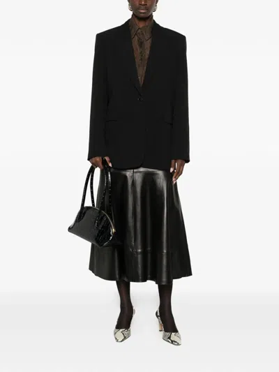 Pinko Jackets Blacks And Greys In Black