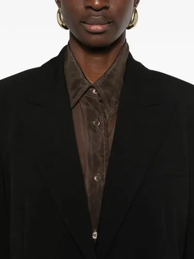 Pinko Jackets Blacks And Greys In Black