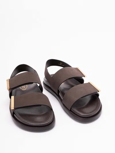 Tod's Women Brown Leather Sandals, 7.5/8.5 Luxury Pumps & Heels For Women Darveys