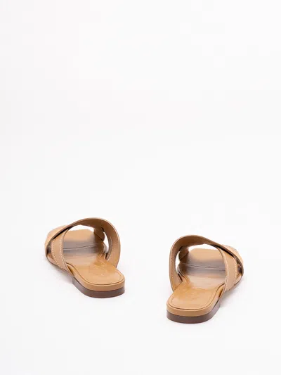 Tod's Women Brown Leather Sandals, 7.5/8.5 Luxury Sandals & Floaters For Women Darveys