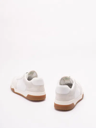 Valentino Sparry Sneakers In Split Leather And Nappa In White