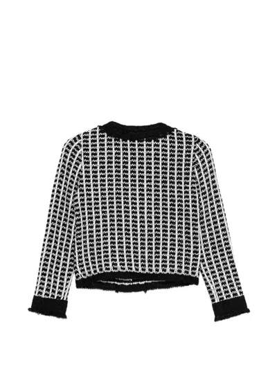 Charlott Frayed Jacket In Black