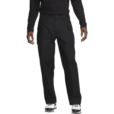 Nike Life Cargo Trousers 'black' In Multi