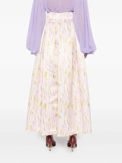 Giada Curti Abstract-pattern Skirt In Multi