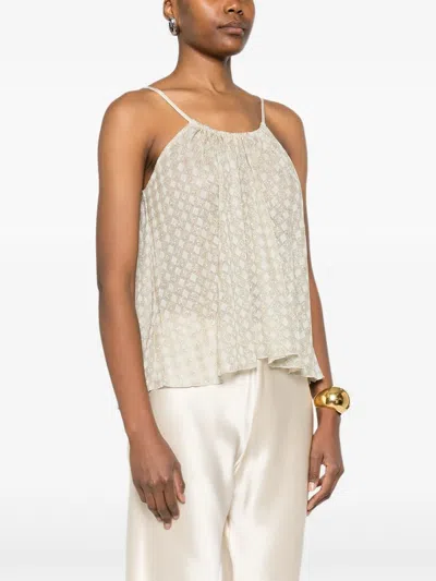 Forte Forte Patterned Top In Neutral