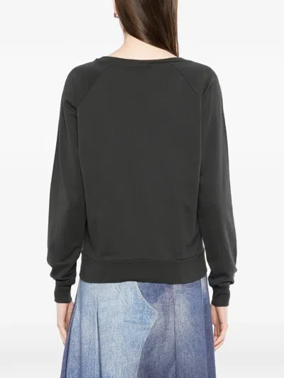 Jade Jagger Logo-print T-shirt In Black