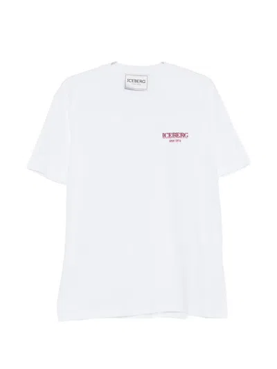 Iceberg Logo T-shirt In White