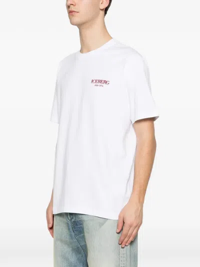 Iceberg Logo T-shirt In White
